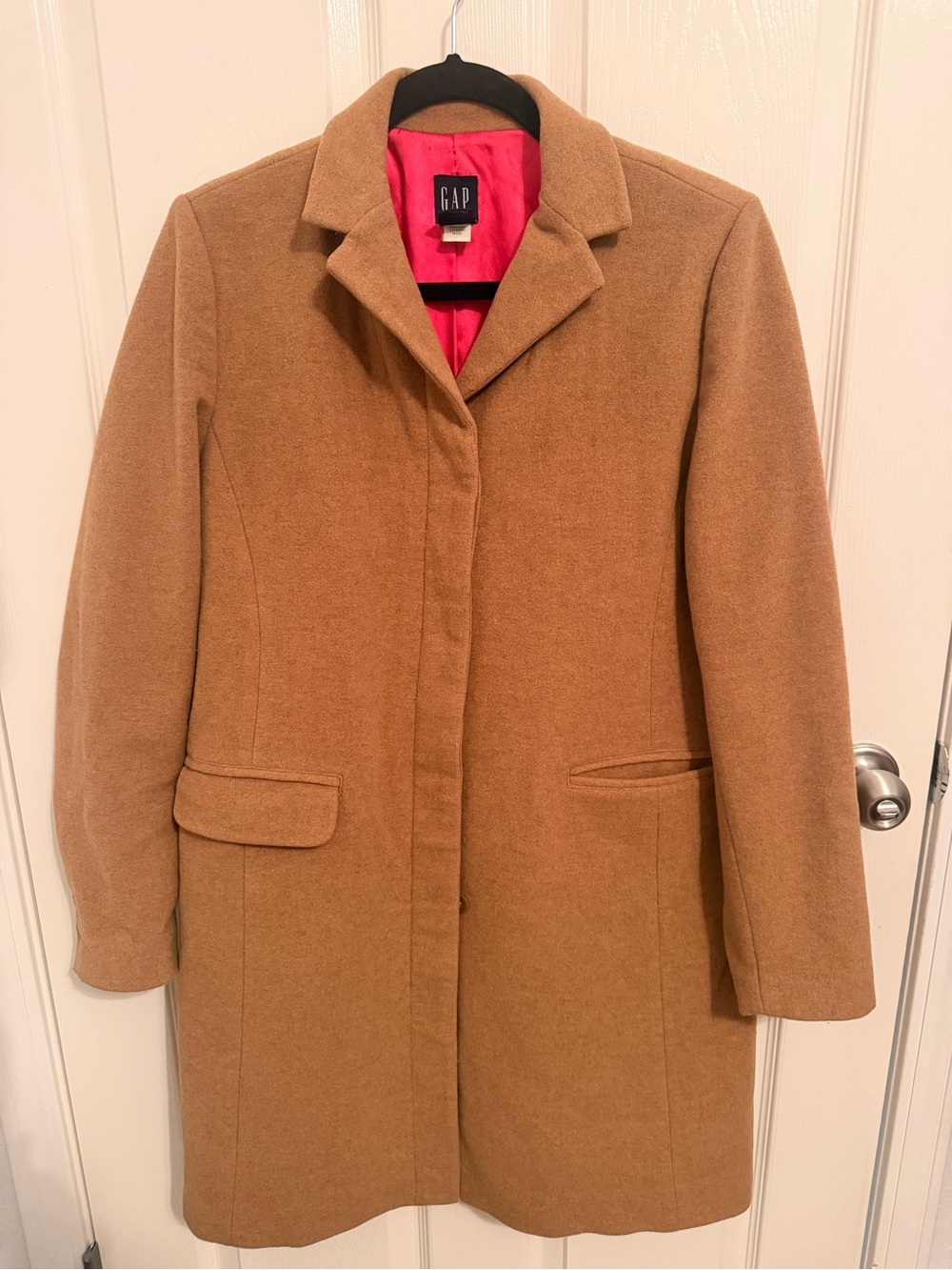 GAP Vintage Women's Camel Wool Blend Coat